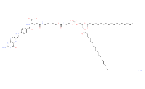 1,2-distearoyl-sn-glycero-3-phosphoethanolamine-N-[folate(polyethylene glycol)-2000] (ammonium salt)