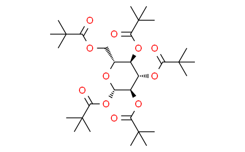 (2S,3R,4S,5R,6R)-6-((pivaloyloxy)methyl)tetrahydro-2H-pyran-2,3,4,5-tetrayl tetrakis(2,2-dimethylpropanoate)
