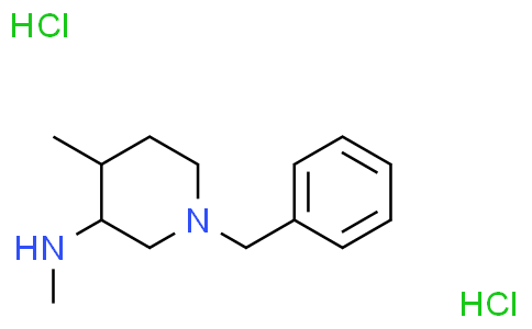 3-Piperidinamine, N,4-dimethyl-1-(phenylmethyl)- (hydrochloride)
