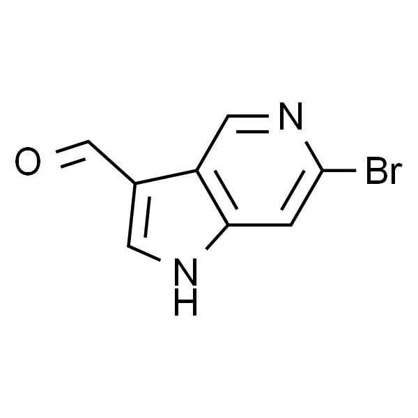 6-Bromo-1H-pyrrolo[3，2-c]pyridine-3-carbaldehyde