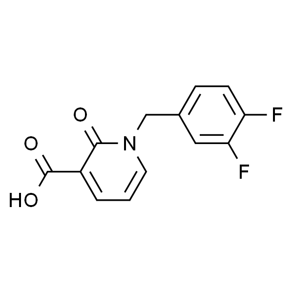 1-(3，4-Difluorobenzyl)-2-oxo-1，2-dihydropyridine-3-carboxylic acid
