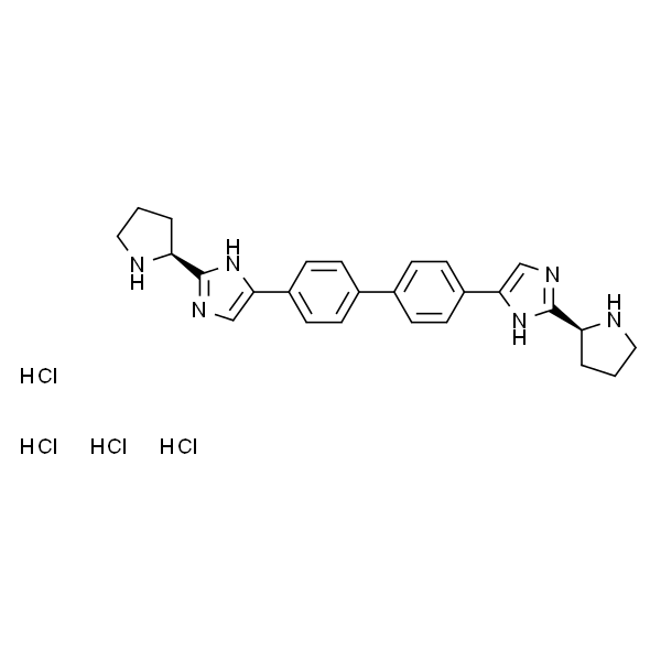 4,4'-Bis(2-((S)-pyrrolidin-2-yl)-1H-imidazol-5-yl)-1,1'-biphenyl tetrahydrochloride