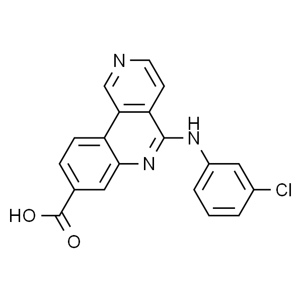 5-((3-Chlorophenyl)amino)benzo[c][2,6]naphthyridine-8-carboxylic acid