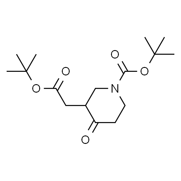 tert-Butyl 3-(2-(tert-butoxy)-2-oxoethyl)-4-oxopiperidine-1-carboxylate