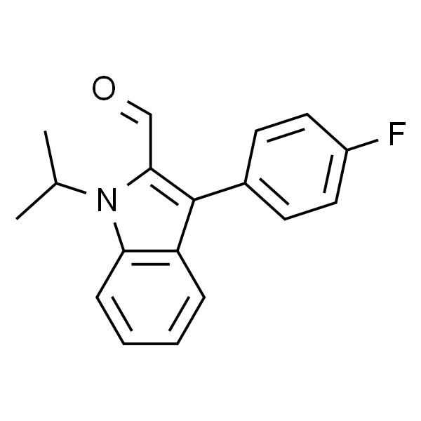 3-(4-Fluorophenyl)-1-isopropylindole-2-carbaldehyde