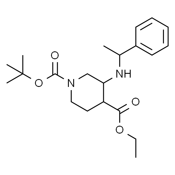 Ethyl 1-Boc-3-(1-phenylethylamino)piperidine-4-carboxylate