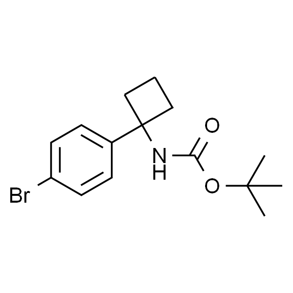 tert-Butyl (1-(4-bromophenyl)cyclobutyl)carbamate