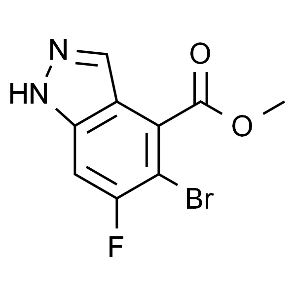 1H-Indazole-4-carboxylic acid, 5-broMo-6-fluoro-, Methyl ester
