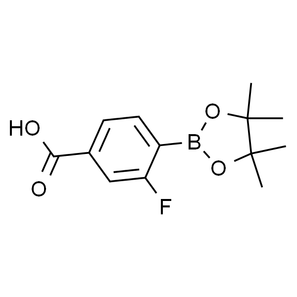 3-Fluoro-4-(4，4，5，5-tetramethyl-1，3，2-dioxaborolan-2-yl)benzoic acid