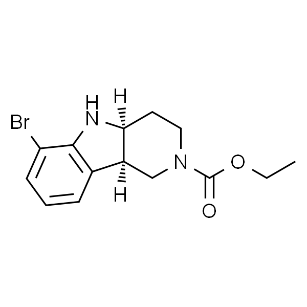 (4aS,9bR)-Ethyl 6-bromo-3,4,4a,5-tetrahydro-1H-pyrido[4,3-b]indole-2(9bH)-carboxylate