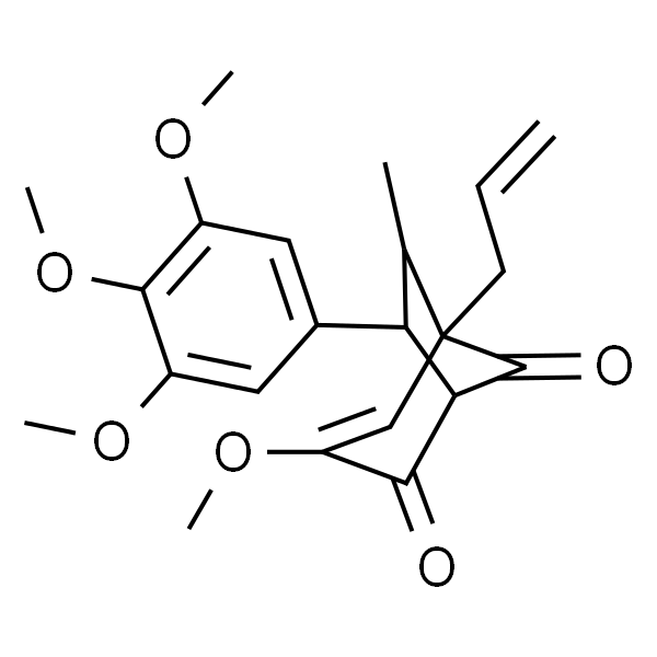 5-Allyl-3-methoxy-6-methyl-7-(3,4,5-trimethoxyphenyl)bicyclo[3.2.1]oct-3-ene-2,8-dione
