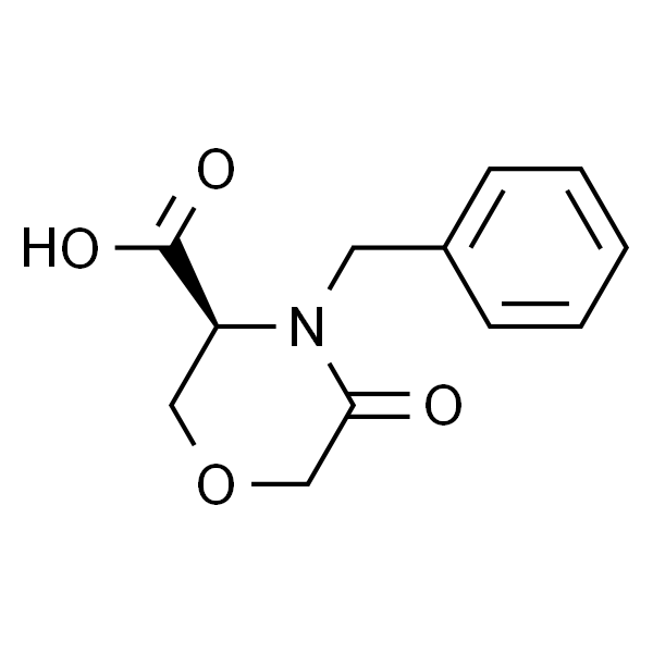 (S)-4-Benzyl-5-oxomorpholine-3-carboxylic acid