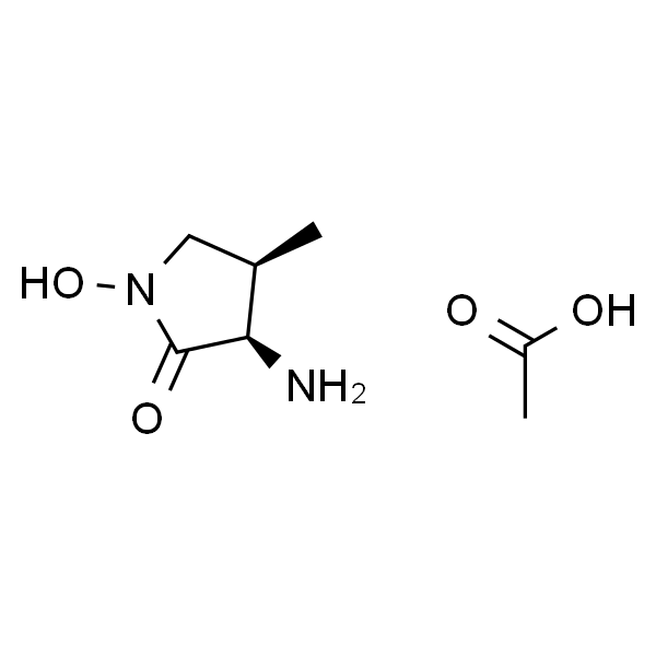 (3R，4R)-3-Amino-1-hydroxy-4-methyl-2-pyrrolidinone Acetate