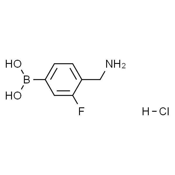 (4-(Aminomethyl)-3-fluorophenyl)boronic acid hydrochloride