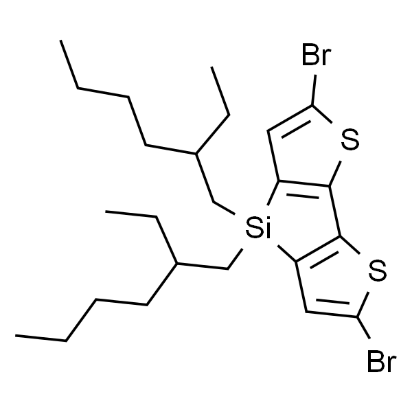 2，6-Dibromo-4，4-bis(2-ethylhexyl)-4H-silolo[3，2-b:4，5-b']dithiophene