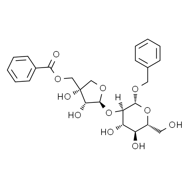 Benzyl [5-O-benzoyl-β-D-apiofuranosyl(1→2)]-β-D-glucopyranoside