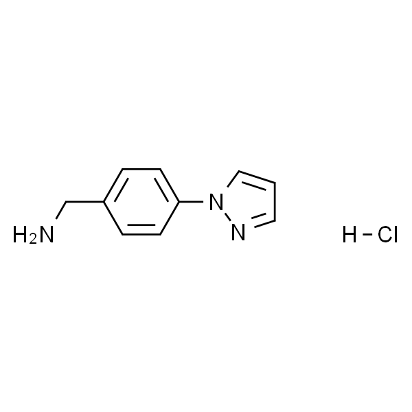 (4-(1H-Pyrazol-1-yl)phenyl)methanamine hydrochloride