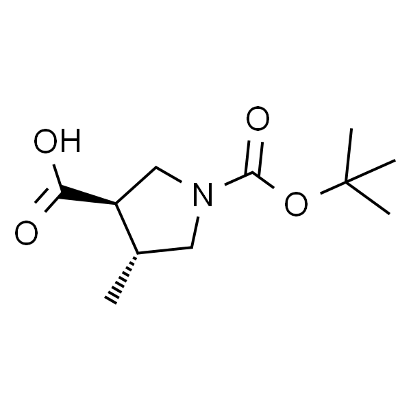 Trans-1-(tert-butoxycarbonyl)-4-methylpyrrolidine-3-carboxylic acid
