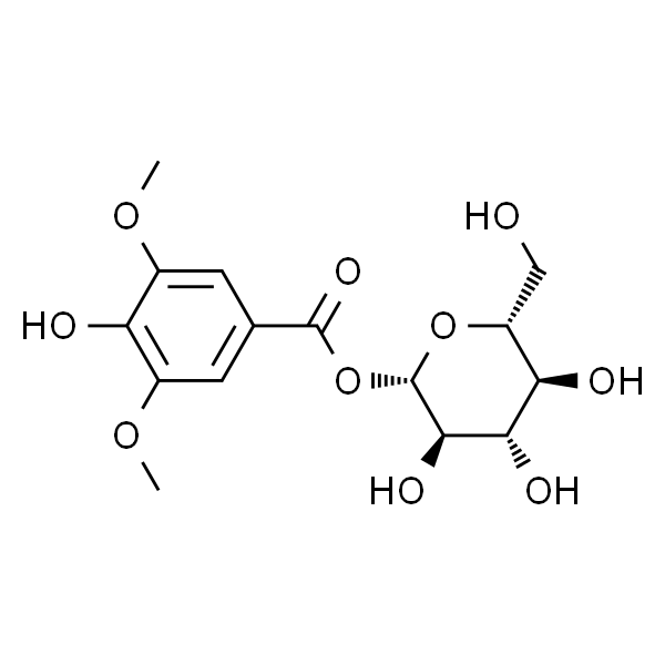 1-O-(4-Hydroxy-3,5-dimethoxybenzoyl)-β-D-glucopyranose