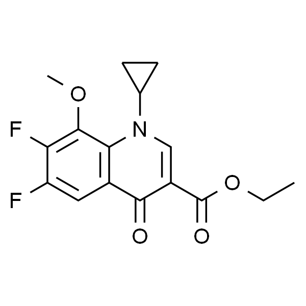 Ethyl 1-cyclopropyl-6，7-difluoro-8-methoxy-4-oxo-1，4-dihydroquinoline-3-carboxylate