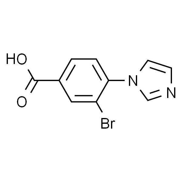 3-Bromo-4-(1-imidazolyl)benzoic Acid