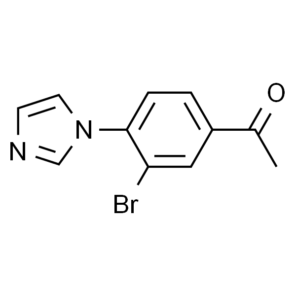 3’-Bromo-4’-(1-imidazolyl)acetophenone
