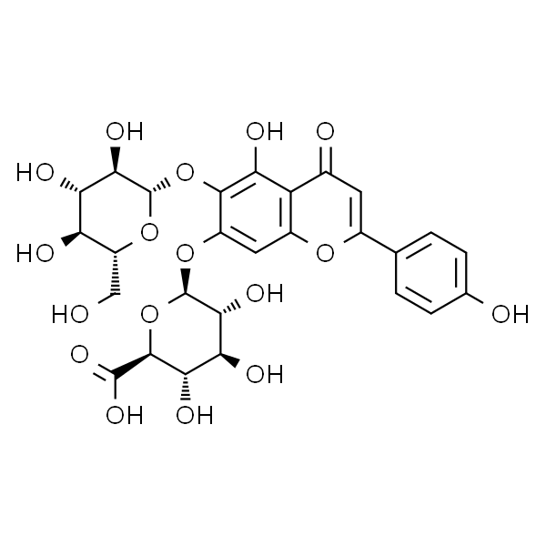 6-hydroxyapigenin-6-O-β-D-glucoside-7-O-β-D-glucuronide