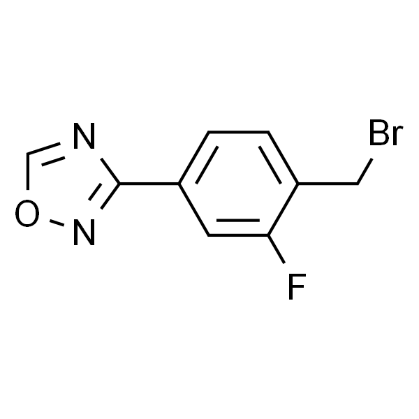 3-(4-(Bromomethyl)-3-fluorophenyl)-1，2，4-oxadiazole
