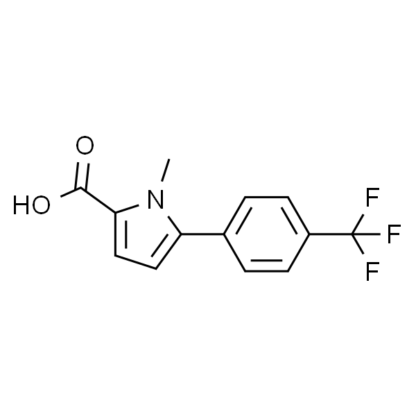 1-Methyl-5-[4-(trifluoromethyl)phenyl]pyrrole-2-carboxylic Acid