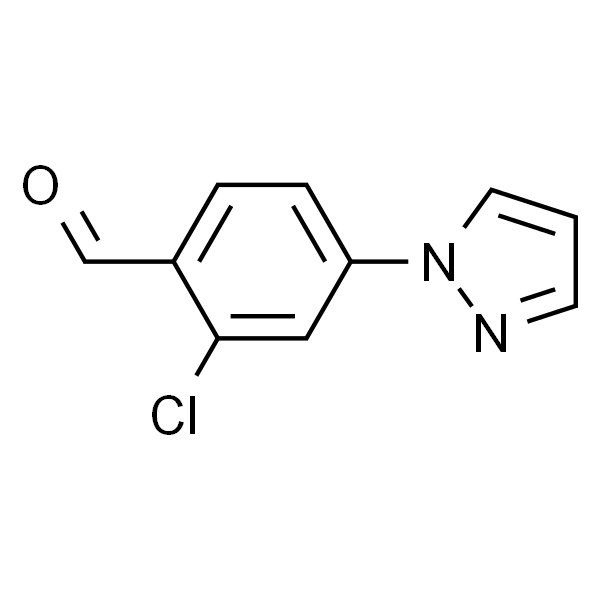 2-Chloro-4-(1H-pyrazol-1-yl)benzaldehyde