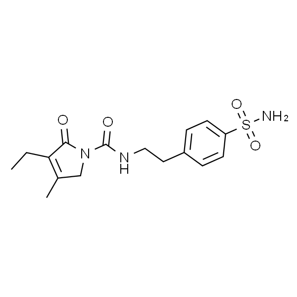 4-[2-[(3-Ethyl-4-methyl-2-oxo-3-pyrrolin-1-yl)carboxamido]ethyl]benzenesulfonamide