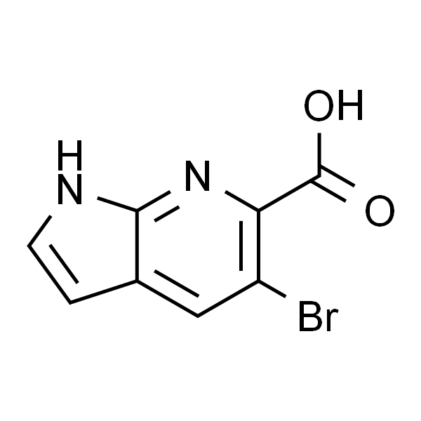 5-Bromo-1H-pyrrolo[2，3-b]pyridine-6-carboxylic acid