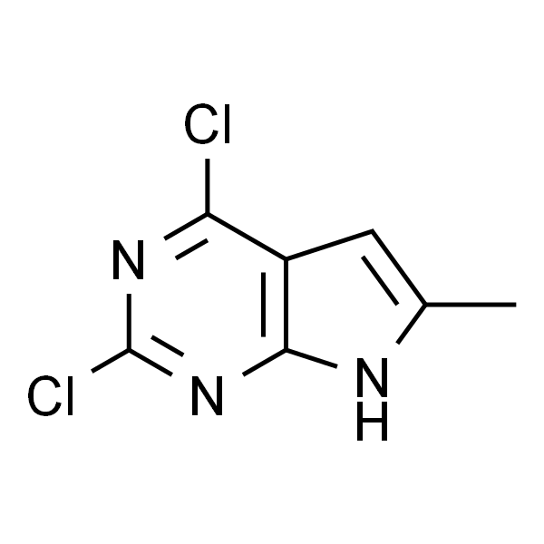 2，4-Dichloro-6-methyl-7H-pyrrolo[2，3-d]pyrimidine