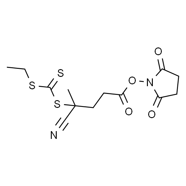 2,5-Dioxopyrrolidin-1-yl 4-cyano-4-(((ethylthio)carbonothioyl)thio)pentanoate