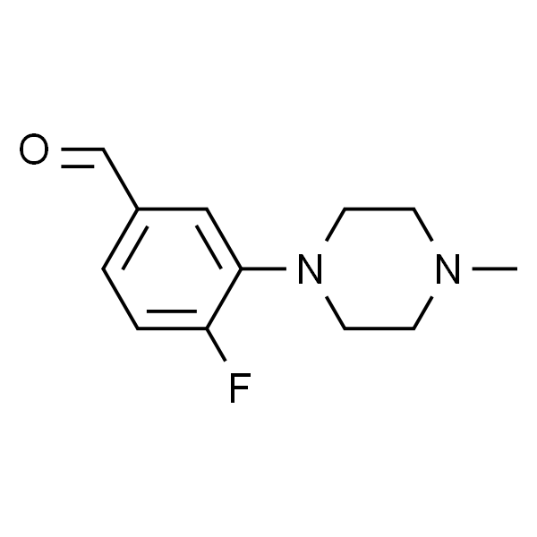 4-Fluoro-3-(4-methyl-1-piperazinyl)benzaldehyde