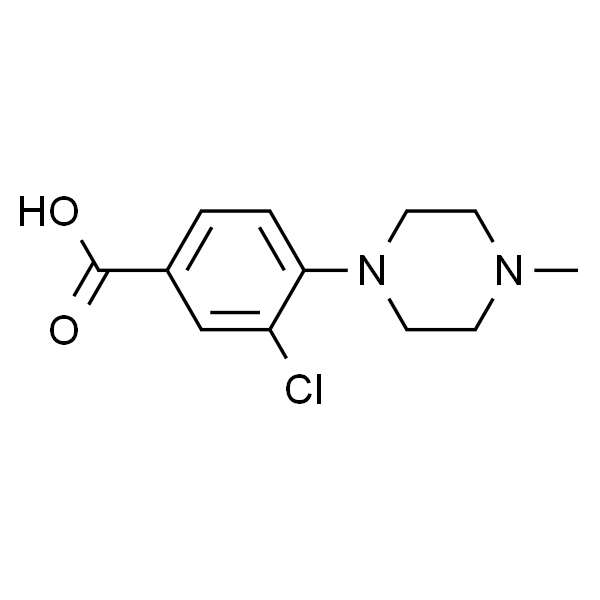 3-Chloro-4-(4-methyl-1-piperazinyl)benzoic Acid