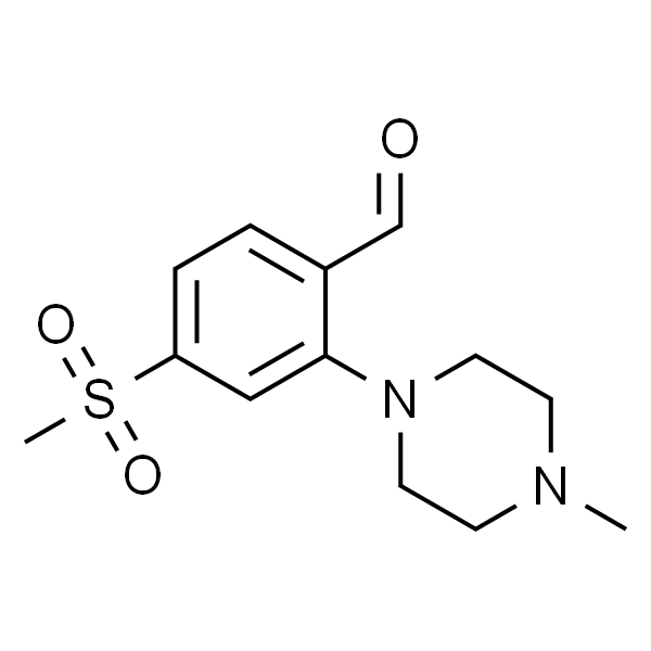 2-(4-Methyl-1-piperazinyl)-4-(methylsulfonyl)benzaldehyde