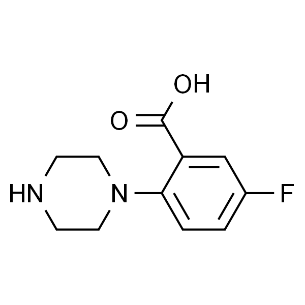 5-Fluoro-2-piperazinobenzoic Acid
