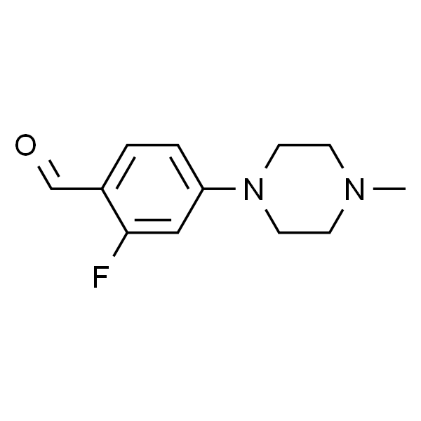 2-Fluoro-4-(4-methyl-1-piperazinyl)benzaldehyde