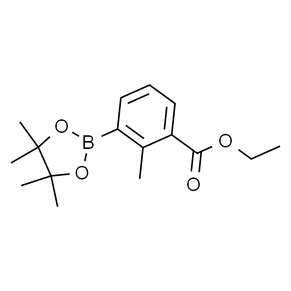 Ethyl 2-methyl-3-(4，4，5，5-tetramethyl-1，3，2-dioxaborolan-2-yl)benzoate