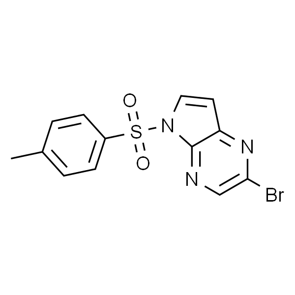 2-Bromo-5-tosyl-5H-pyrrolo[2，3-b]pyrazine