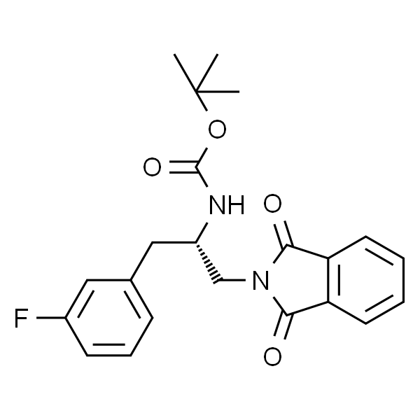 (S)-tert-Butyl (1-(1,3-dioxoisoindolin-2-yl)-3-(3-fluorophenyl)propan-2-yl)carbamate