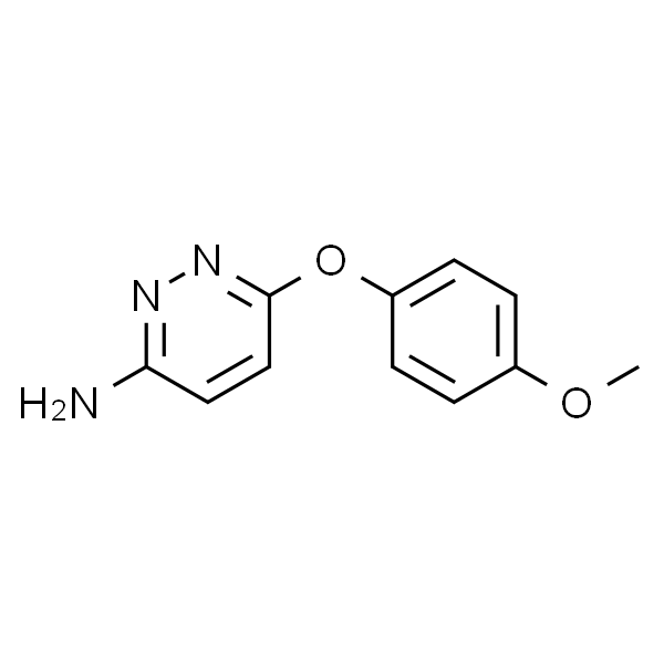 6-(4-Methoxyphenoxy)pyridazin-3-amine