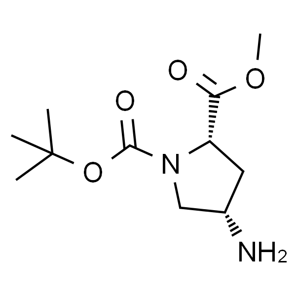 Methyl (2S，4S)-1-Boc-4-aminopyrrolidine-2-carboxylate