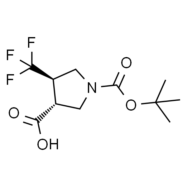 trans-1-[(tert-butoxy)carbonyl]-4-(trifluoromethyl)pyrrolidine-3-carboxylic acid