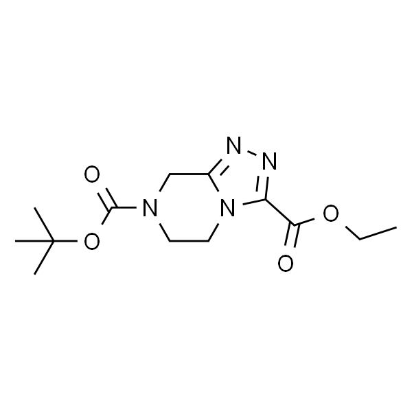 Ethyl 7-Boc-5，6，7，8-tetrahydro-1，2，4-triazolo[4，5-a]pyrazine-3-carboxylate