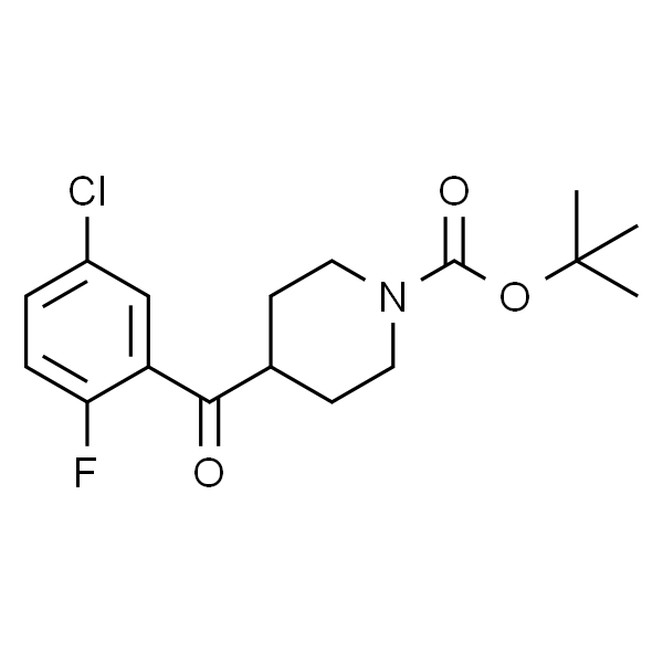 tert-butyl 4-(5-chloro-2-fluorobenzoyl)piperidine-1-carboxylate