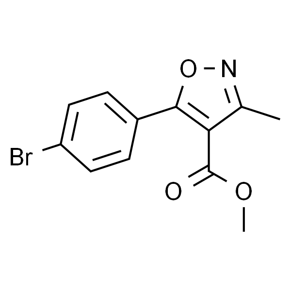 Methyl 5-(4-bromophenyl)-3-methylisoxazole-4-carboxylate