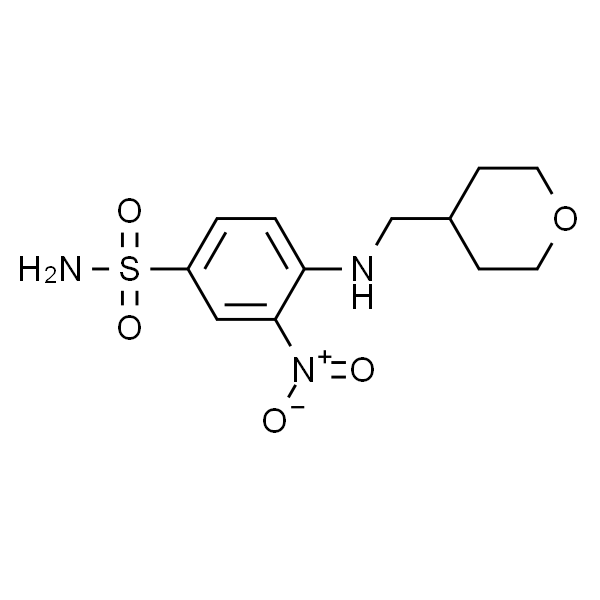 3-Nitro-4-[[(tetrahydro-2H-pyran-4-yl)methyl]amino]benzenesulfonamide