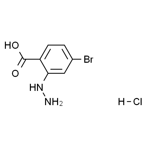 4-Bromo-2-hydrazinylbenzoic acid hydrochloride